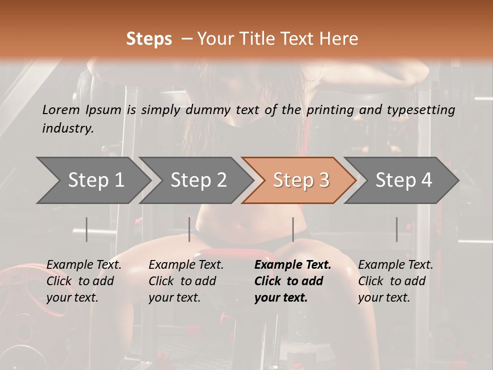 Exercise Advert Fitness PowerPoint Template