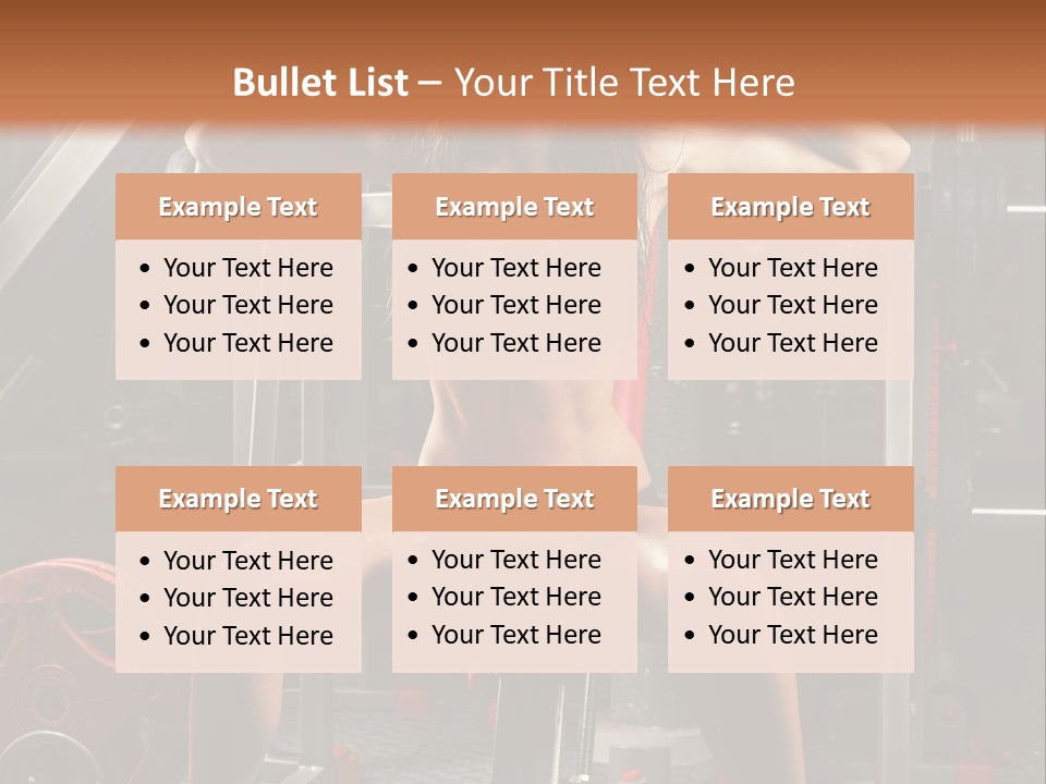 Exercise Advert Fitness PowerPoint Template