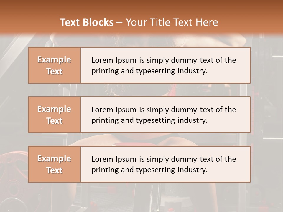 Exercise Advert Fitness PowerPoint Template