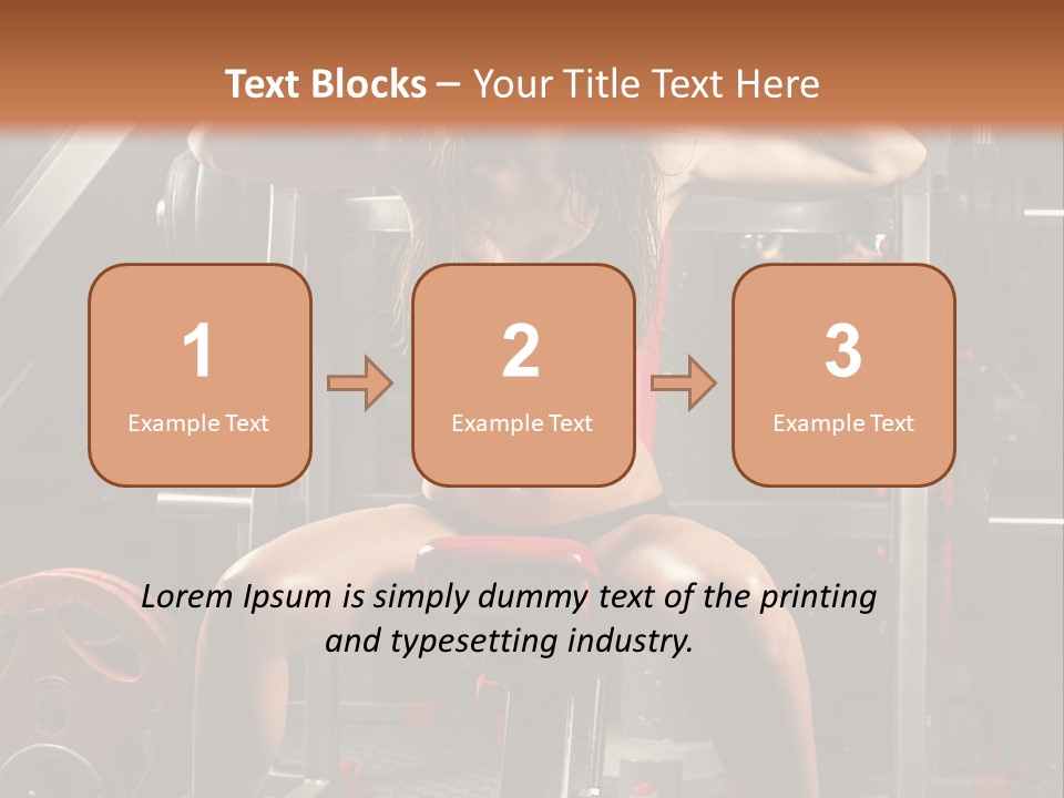 Exercise Advert Fitness PowerPoint Template