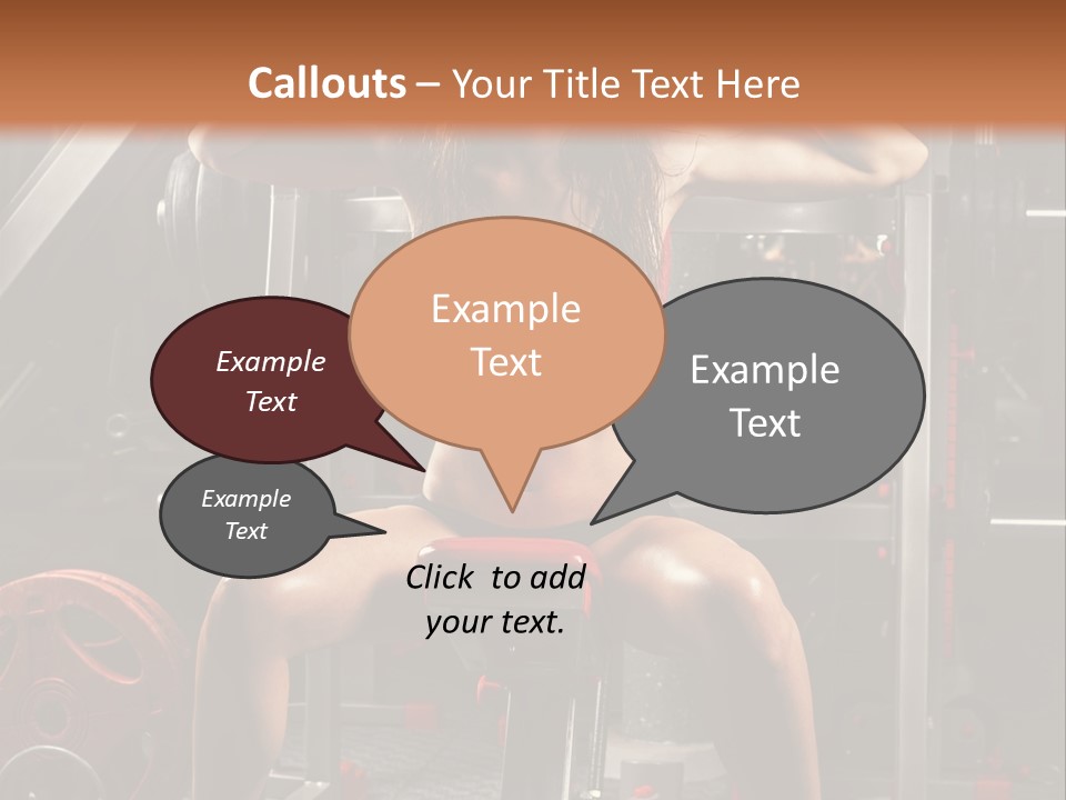 Exercise Advert Fitness PowerPoint Template
