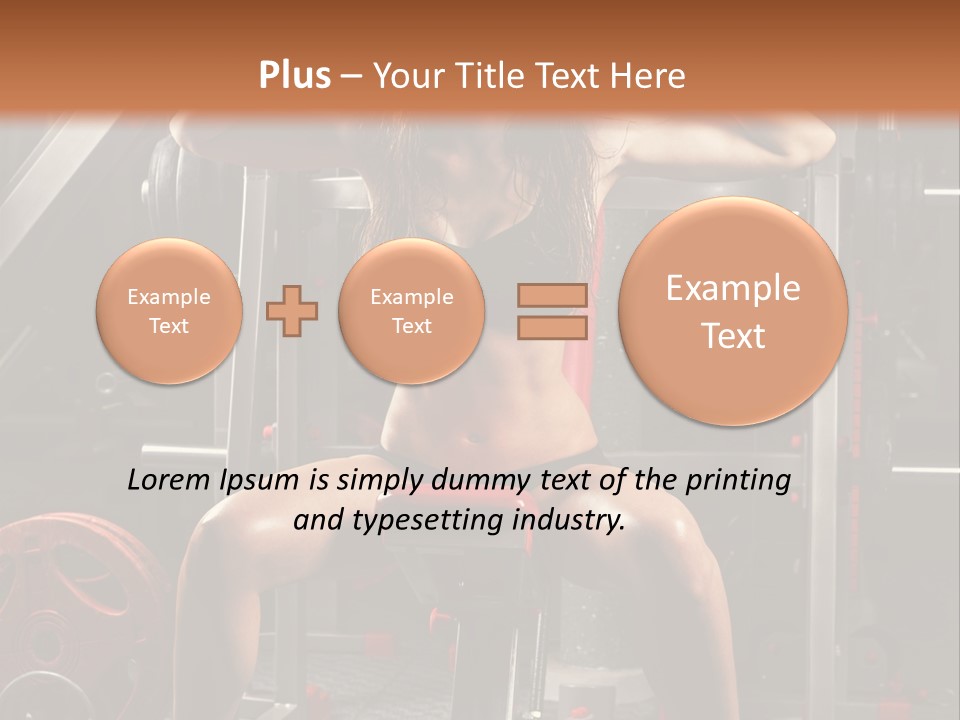 Exercise Advert Fitness PowerPoint Template