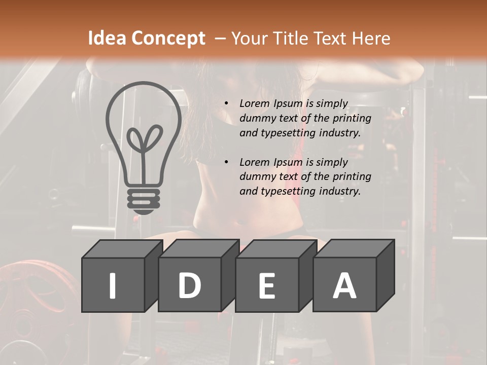 Exercise Advert Fitness PowerPoint Template