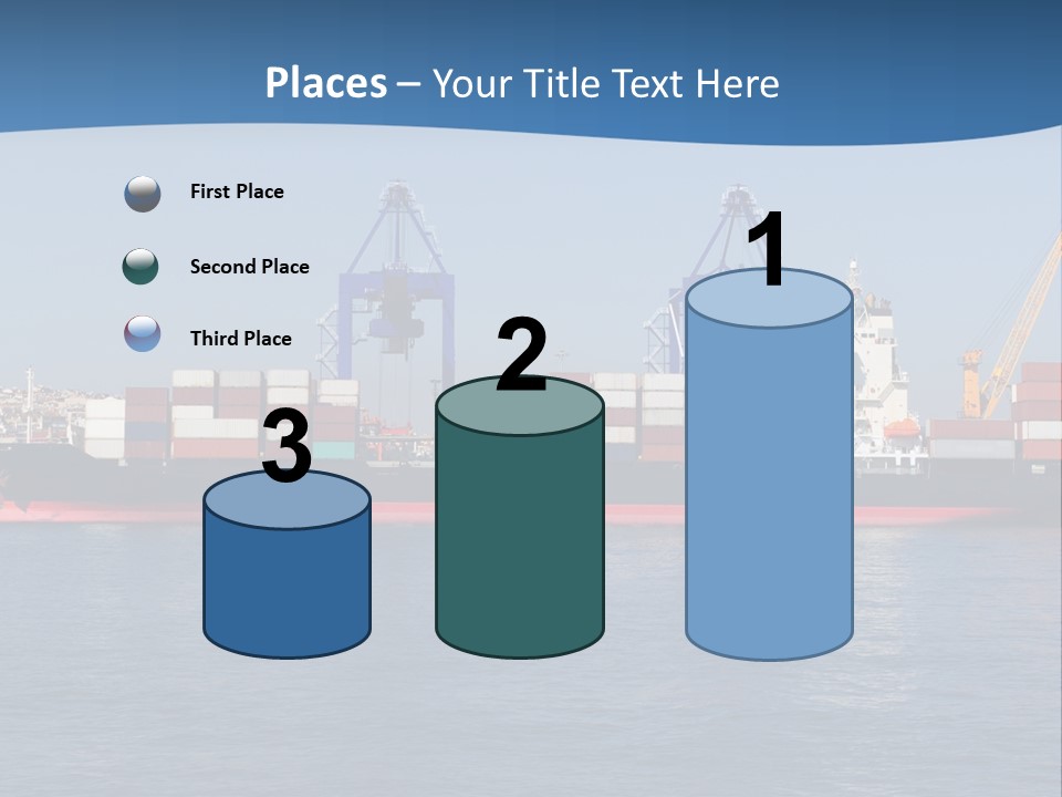 Vessel Nautical Freighter PowerPoint Template