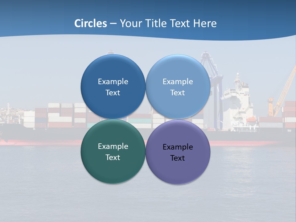 Vessel Nautical Freighter PowerPoint Template
