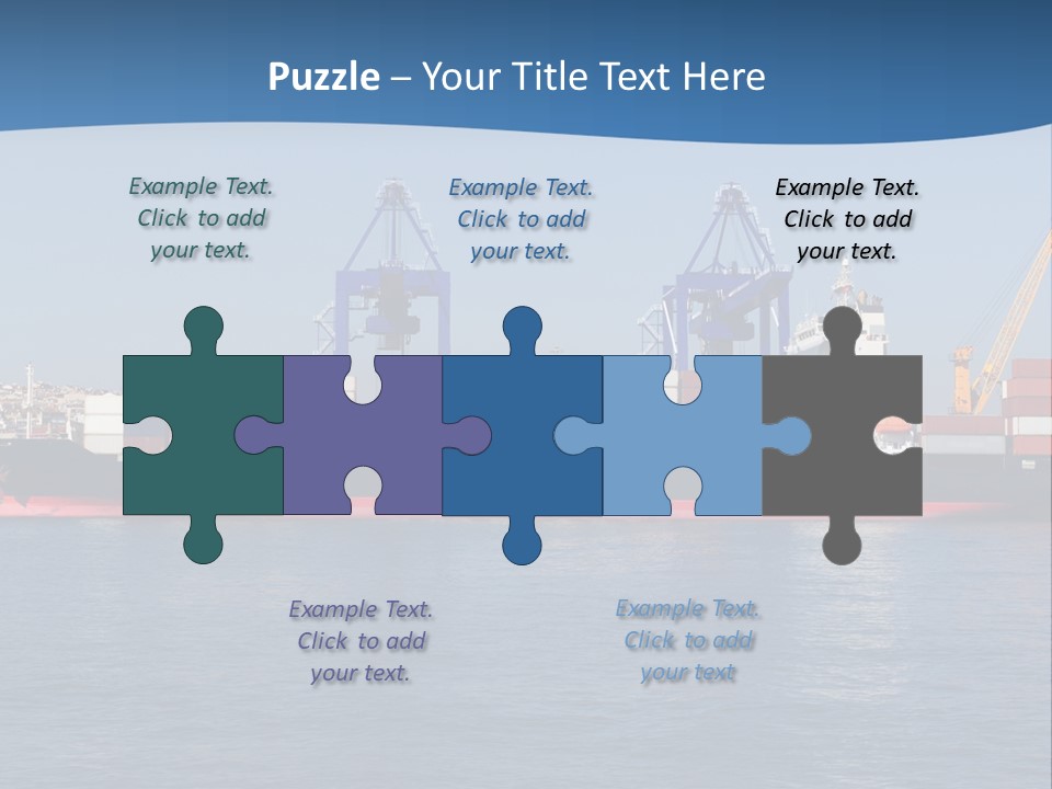 Vessel Nautical Freighter PowerPoint Template