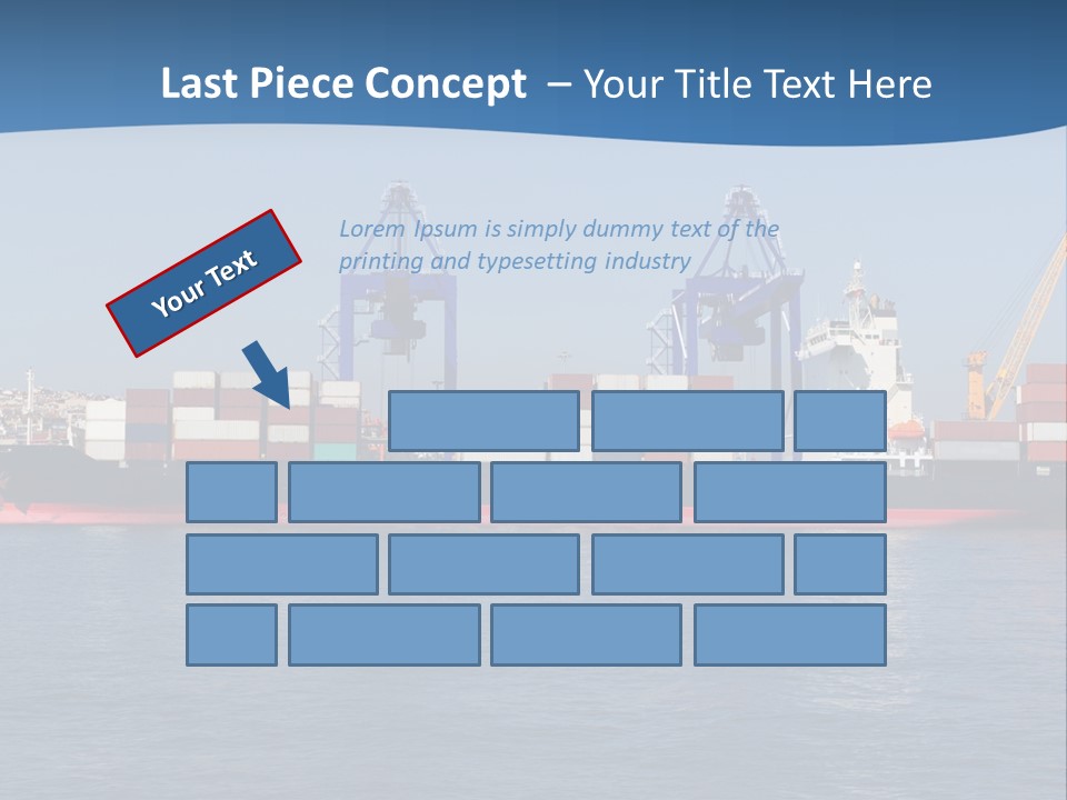 Vessel Nautical Freighter PowerPoint Template