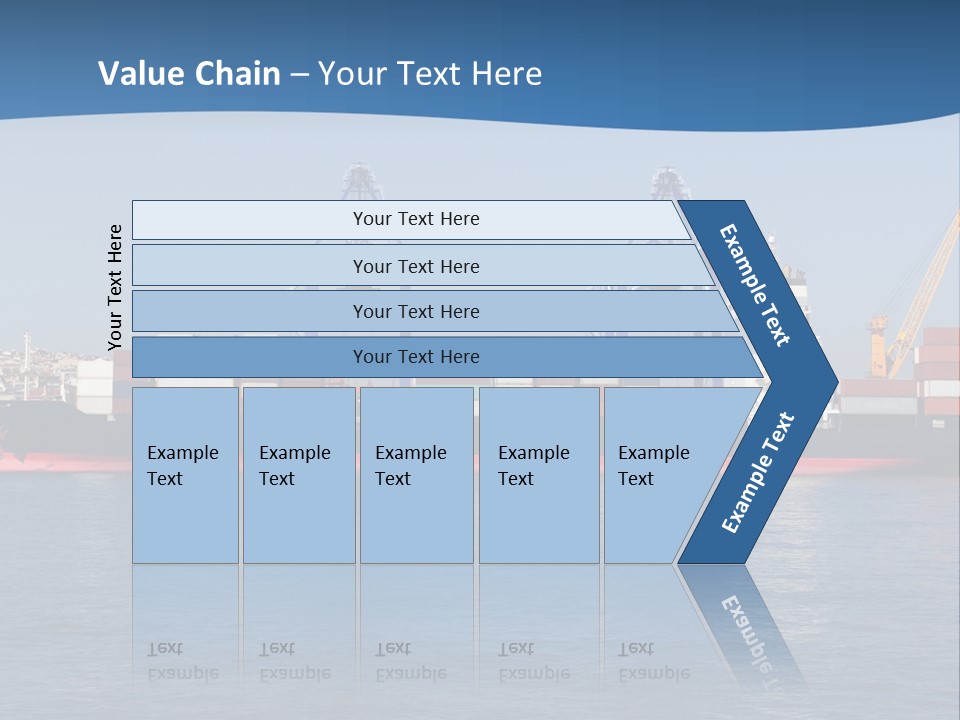 Vessel Nautical Freighter PowerPoint Template