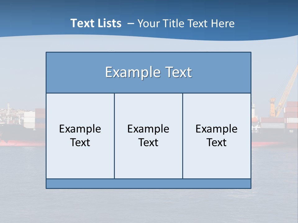 Vessel Nautical Freighter PowerPoint Template