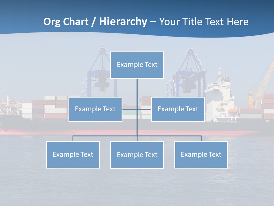 Vessel Nautical Freighter PowerPoint Template