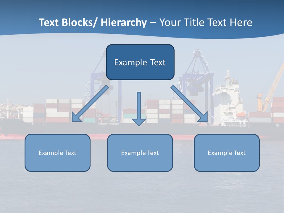 Vessel Nautical Freighter PowerPoint Template
