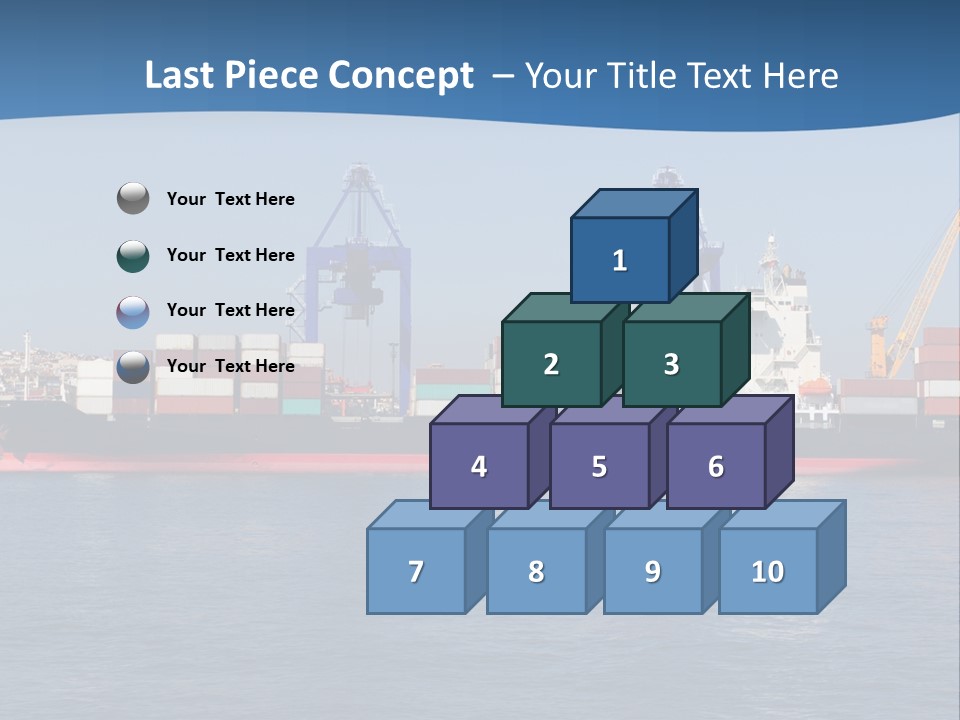 Vessel Nautical Freighter PowerPoint Template
