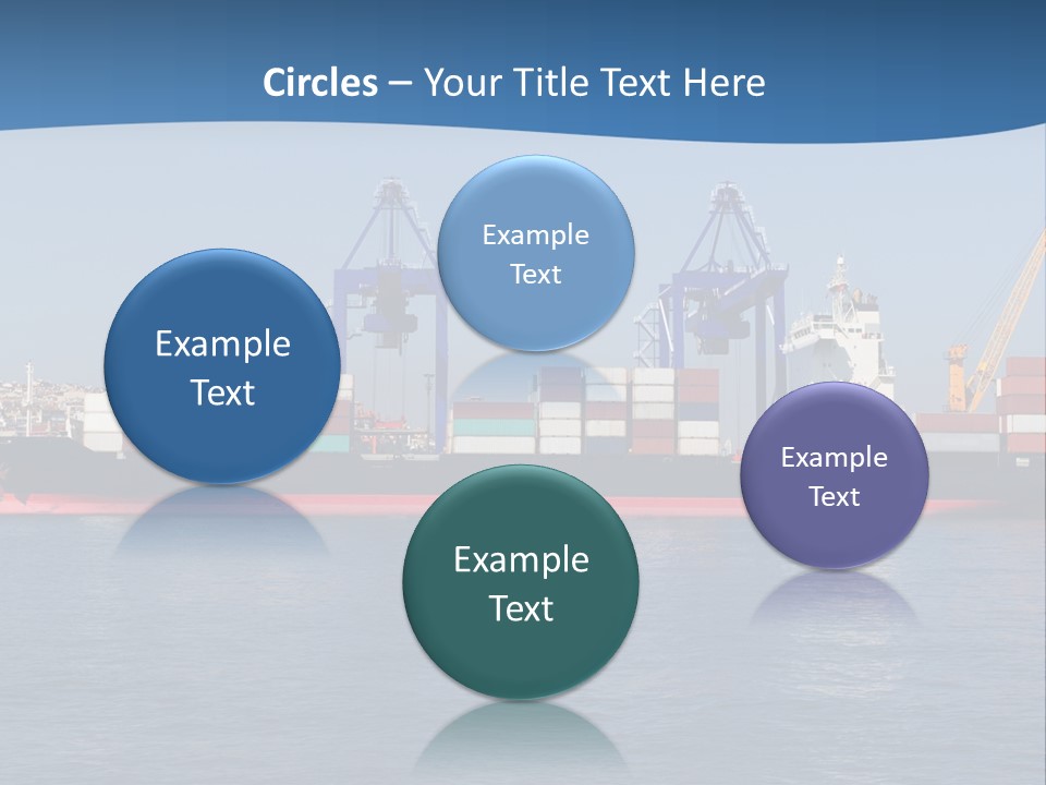 Vessel Nautical Freighter PowerPoint Template