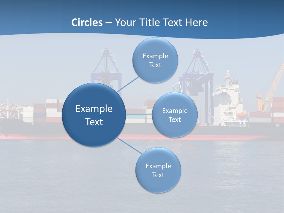 Vessel Nautical Freighter PowerPoint Template