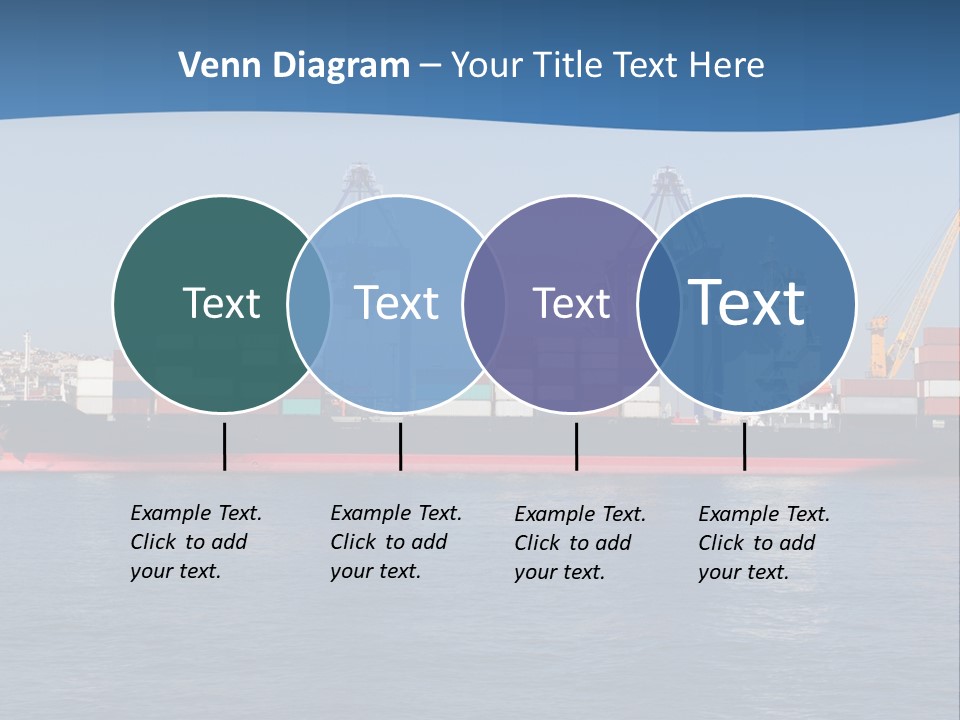Vessel Nautical Freighter PowerPoint Template