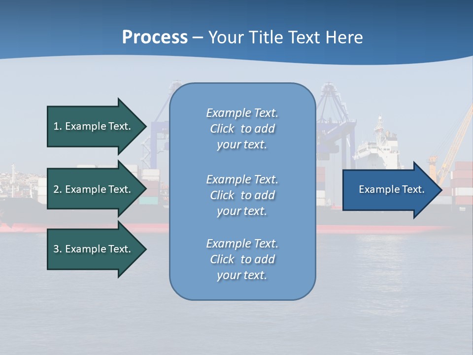 Vessel Nautical Freighter PowerPoint Template