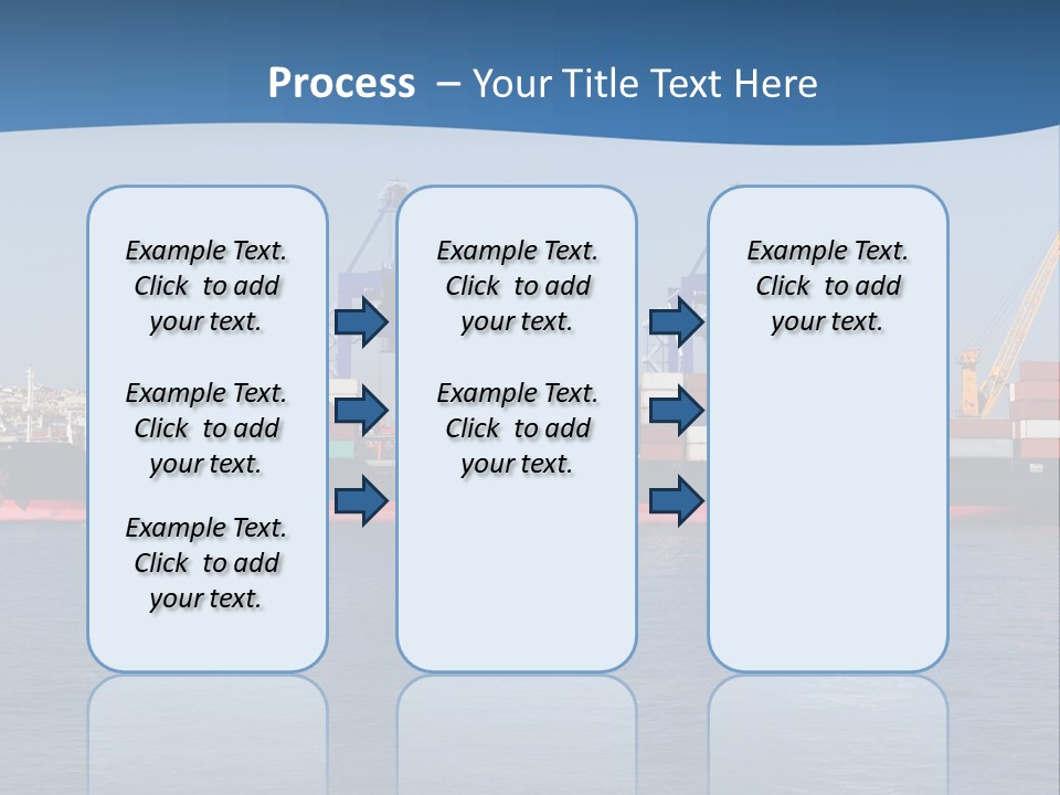 Vessel Nautical Freighter PowerPoint Template