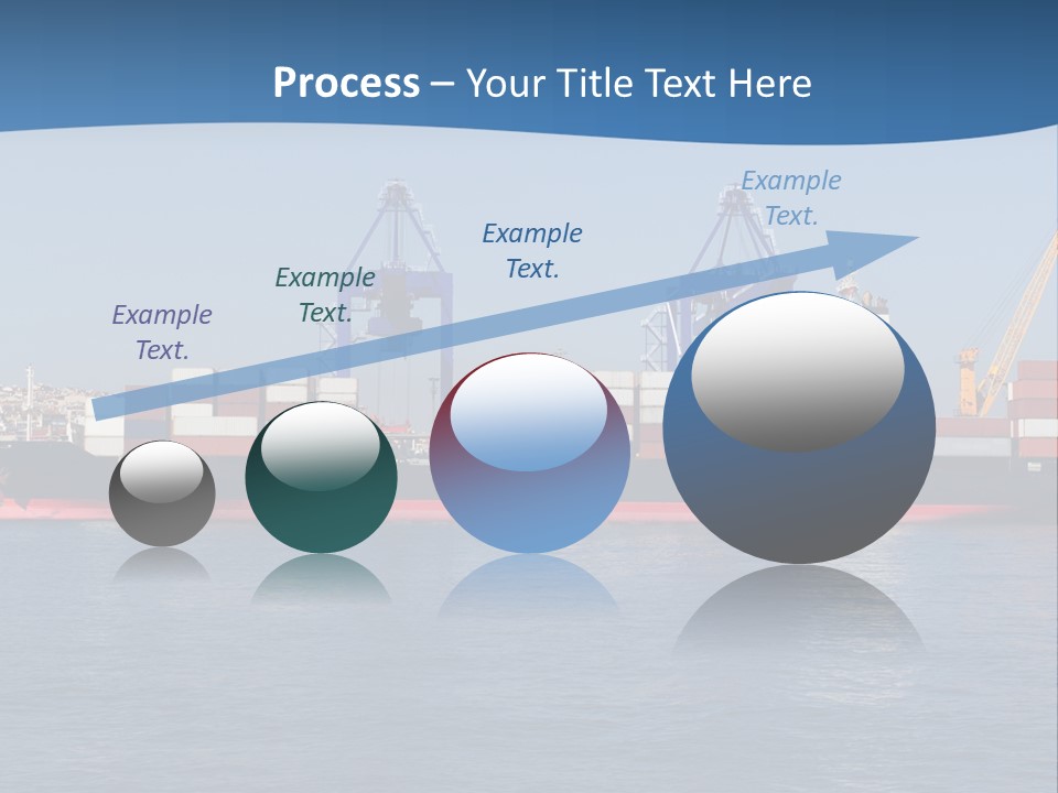 Vessel Nautical Freighter PowerPoint Template