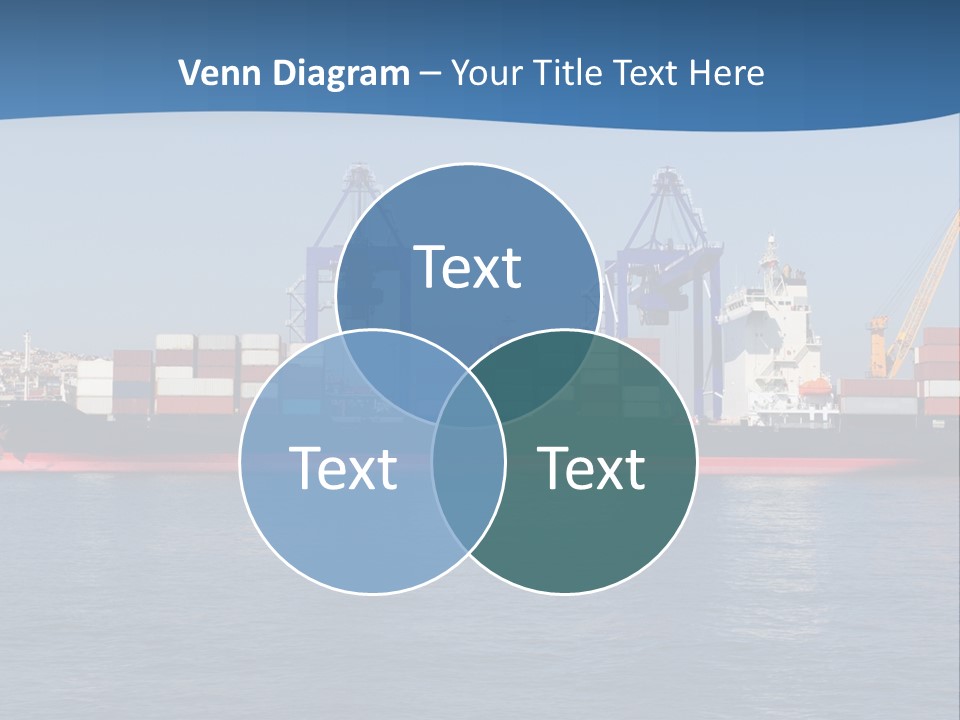 Vessel Nautical Freighter PowerPoint Template