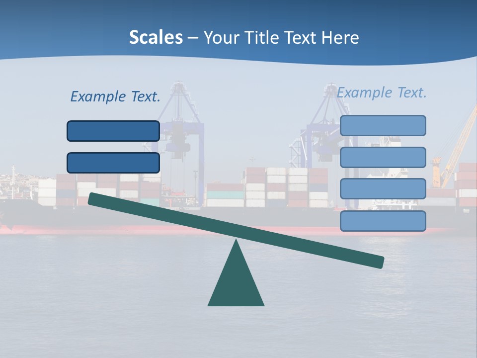 Vessel Nautical Freighter PowerPoint Template