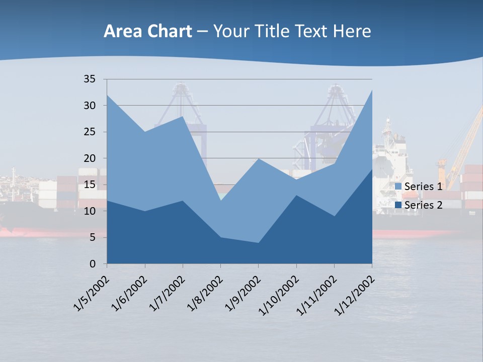 Vessel Nautical Freighter PowerPoint Template