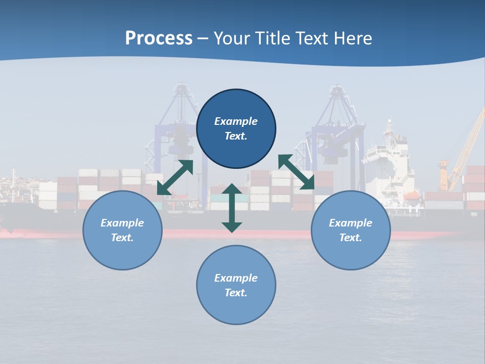 Vessel Nautical Freighter PowerPoint Template