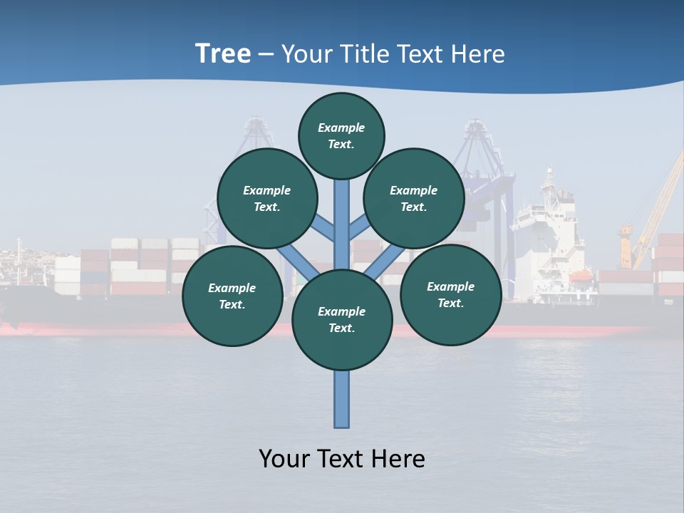 Vessel Nautical Freighter PowerPoint Template
