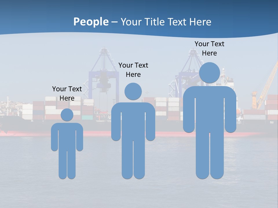 Vessel Nautical Freighter PowerPoint Template