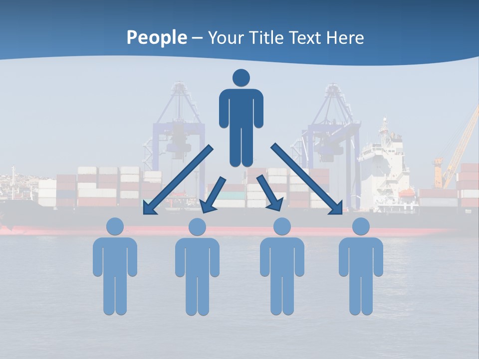 Vessel Nautical Freighter PowerPoint Template