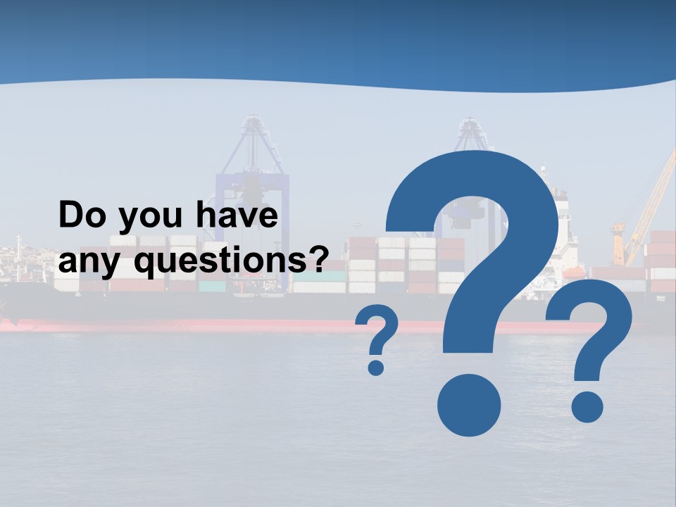 Vessel Nautical Freighter PowerPoint Template