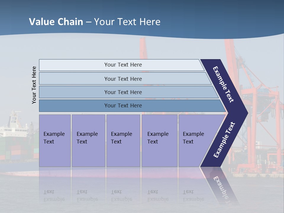 Freighter Terminal Loading PowerPoint Template