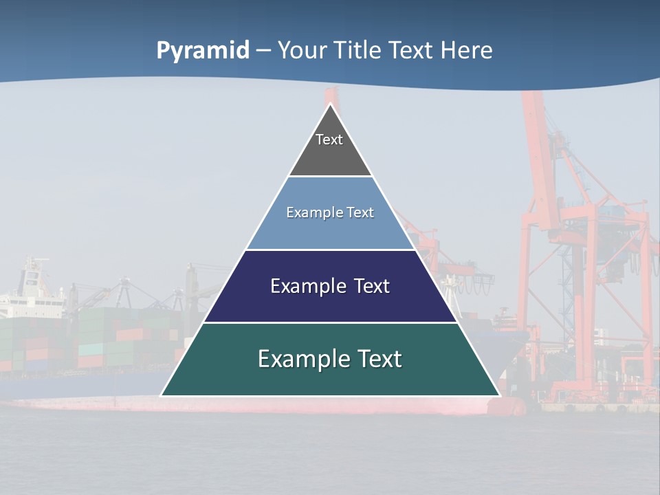 Freighter Terminal Loading PowerPoint Template