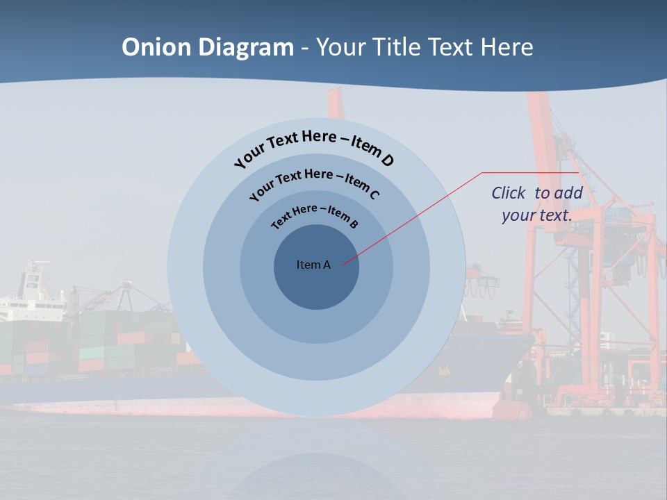Freighter Terminal Loading PowerPoint Template