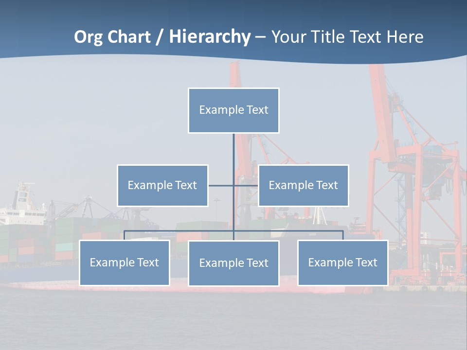Freighter Terminal Loading PowerPoint Template