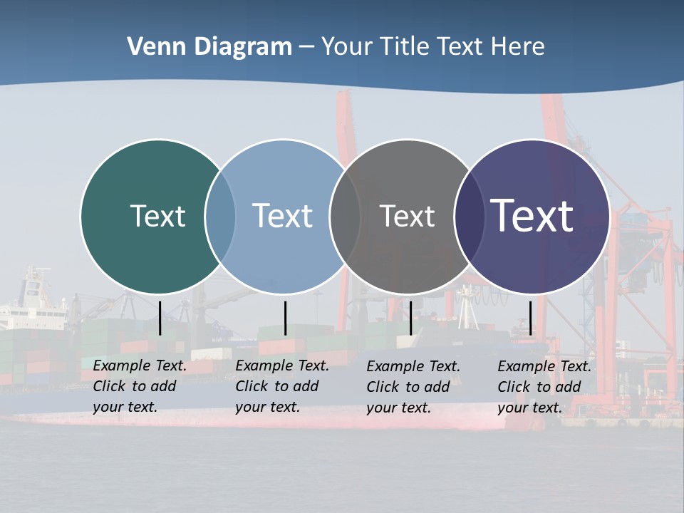 Freighter Terminal Loading PowerPoint Template