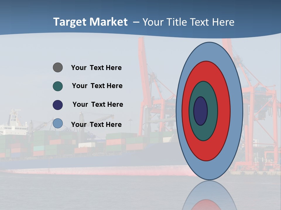 Freighter Terminal Loading PowerPoint Template