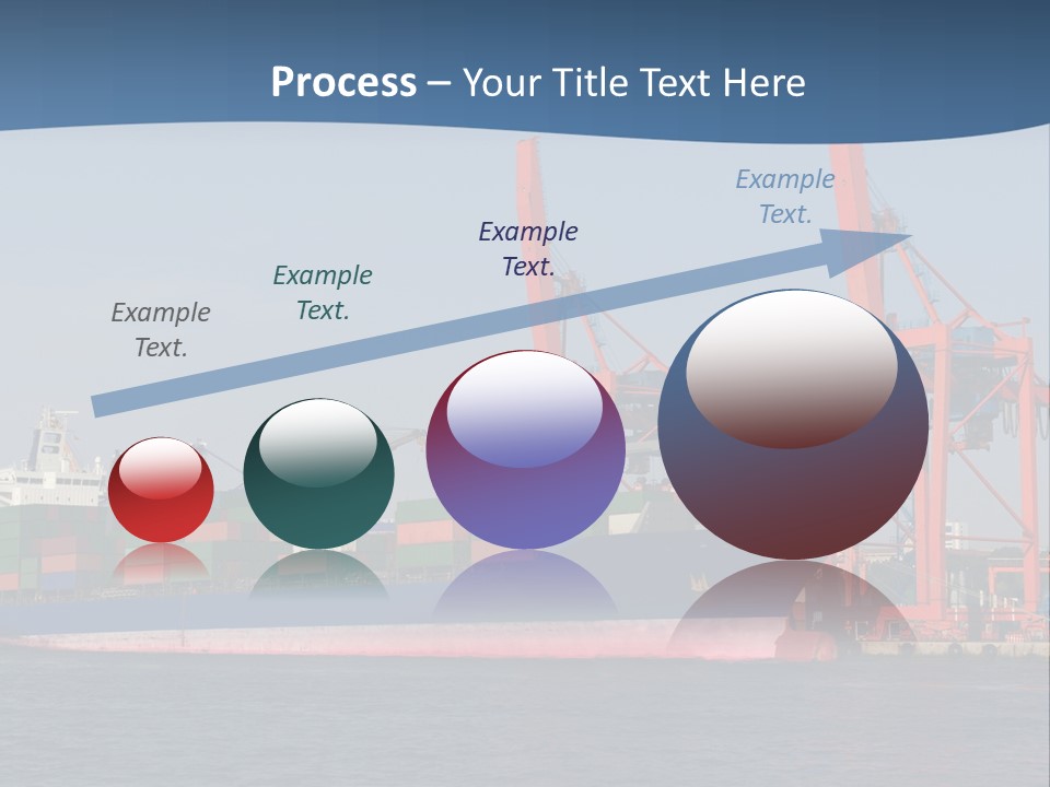 Freighter Terminal Loading PowerPoint Template