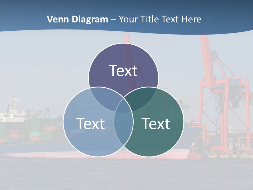Freighter Terminal Loading PowerPoint Template