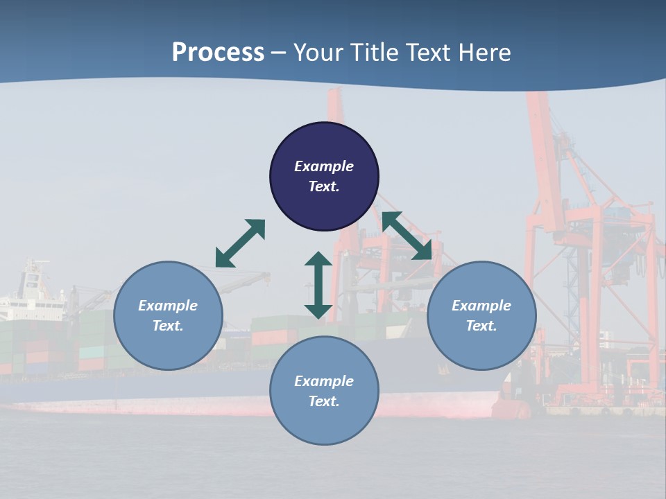 Freighter Terminal Loading PowerPoint Template
