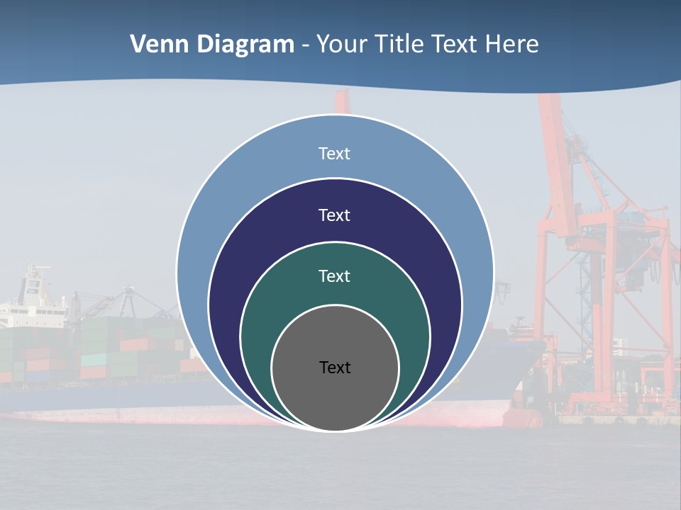 Freighter Terminal Loading PowerPoint Template
