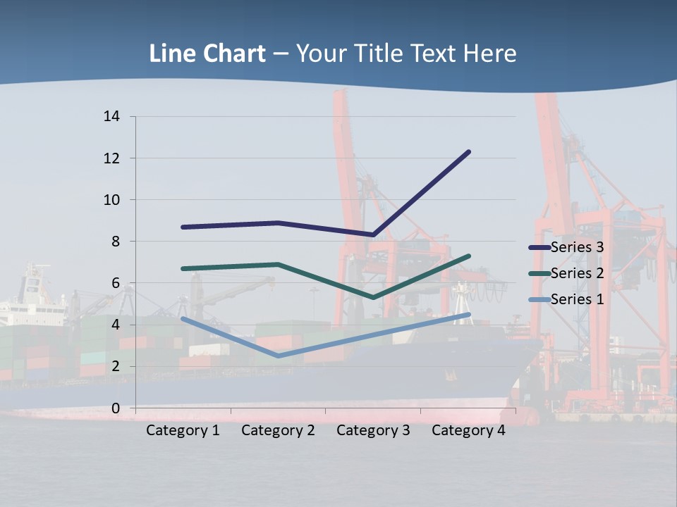Freighter Terminal Loading PowerPoint Template