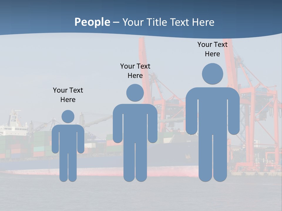 Freighter Terminal Loading PowerPoint Template