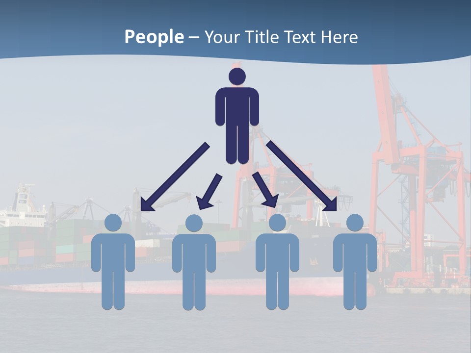 Freighter Terminal Loading PowerPoint Template