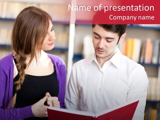 Knowledge Read Learning PowerPoint Template