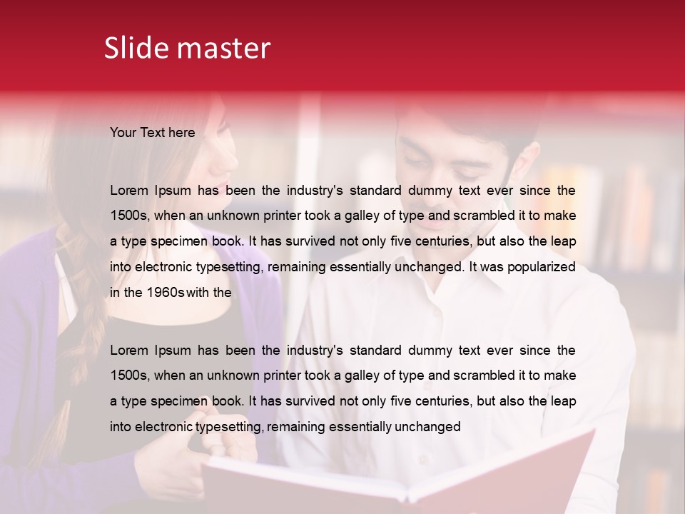 Knowledge Read Learning PowerPoint Template