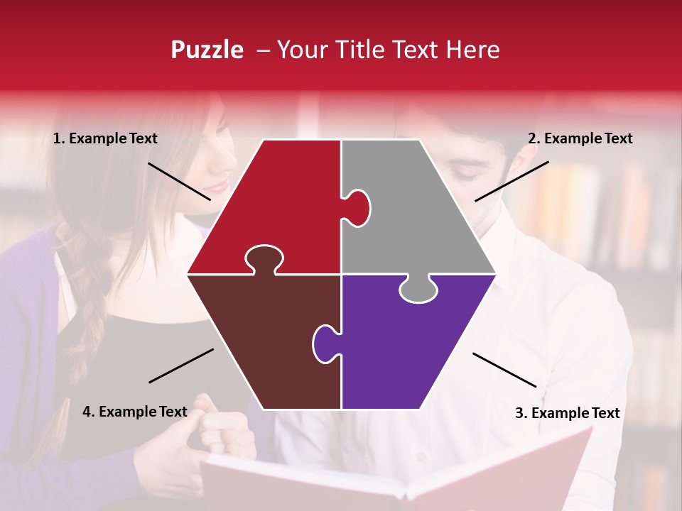 Knowledge Read Learning PowerPoint Template