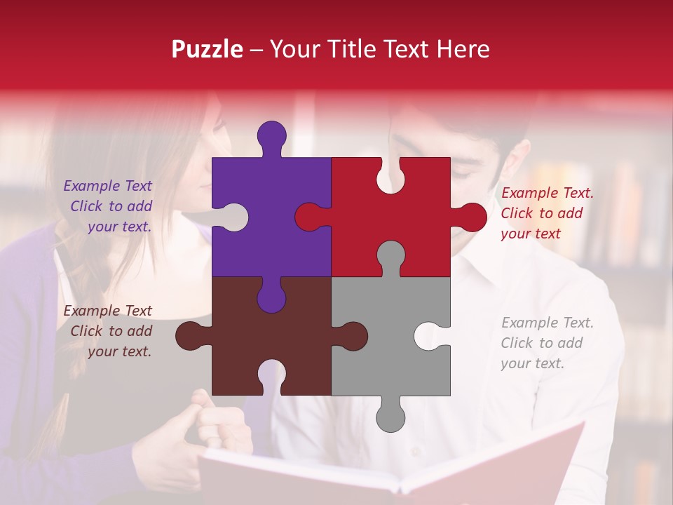 Knowledge Read Learning PowerPoint Template