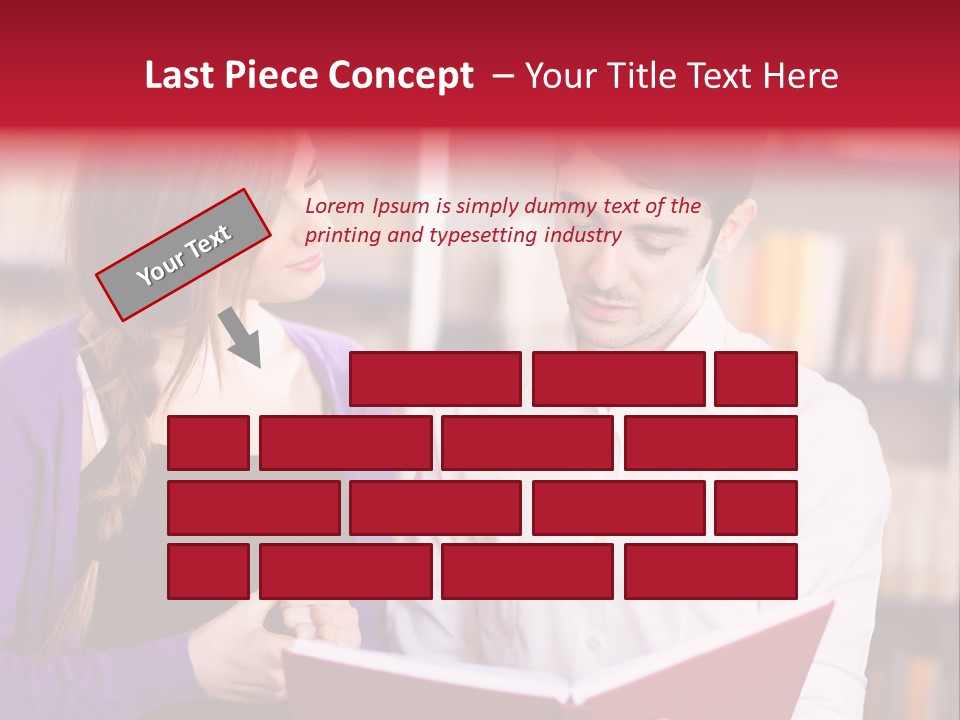 Knowledge Read Learning PowerPoint Template