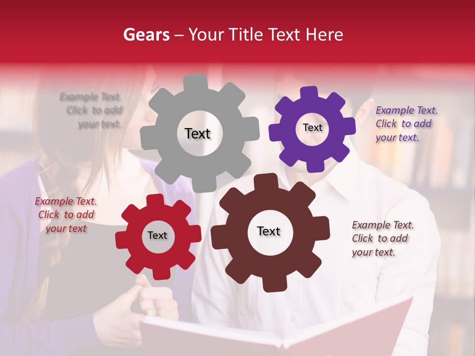 Knowledge Read Learning PowerPoint Template