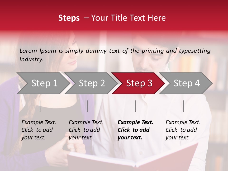 Knowledge Read Learning PowerPoint Template